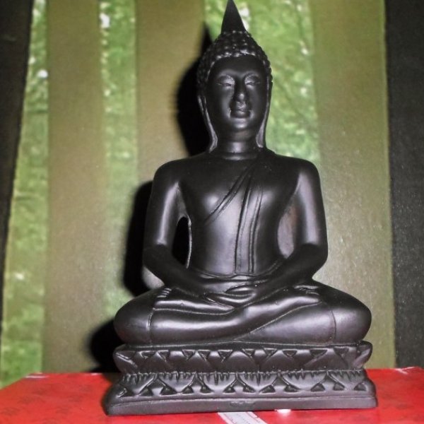 Reiki | Johan | Leeuwarden | reikipraktijk-kinyoubi.nl | Mediterende zwarte Thaise boeddha | 